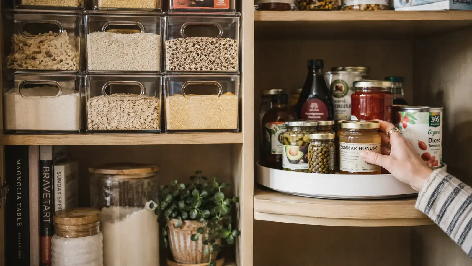 Pantry Storage Bins vs. Lazy Susan Turntables: Which Fixes Pantry Clutter